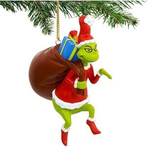 3D Grinch Christmas‎ Ornaments 2024, How The Green Monster Stole Christmas Decor